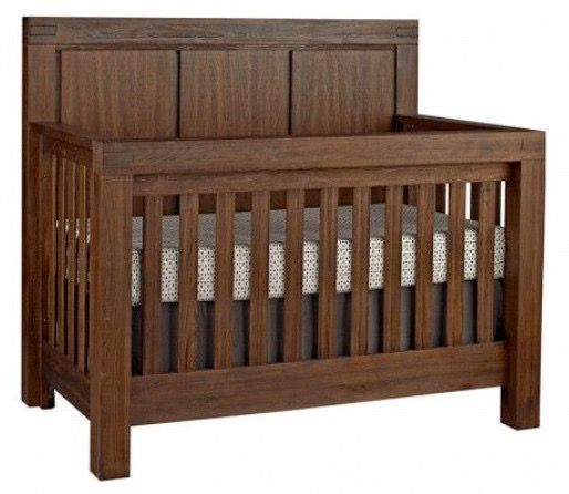 Oxford Baby Piermont Collection (Convertible Crib + Toddler Guard Rail + Full-Size Bed Conversion Kit + Seven Drawer Dresser), Rustic Farmhouse Brown
