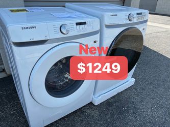 New Samsung washer and dryer