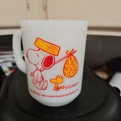 Rare Fireking Snoopy Come Home Coffee Cup Mug