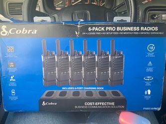 Cobra 6 pack Walkie talkie