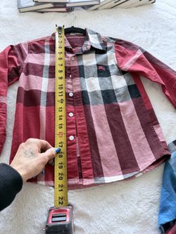 Boys Burberry Plaid Shirt 6T