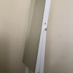 Standing Mirror W/ Jewelry Storage