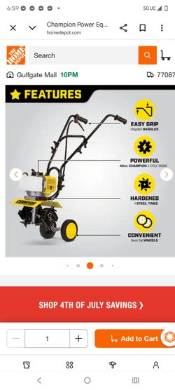 Tiller gas 43cc