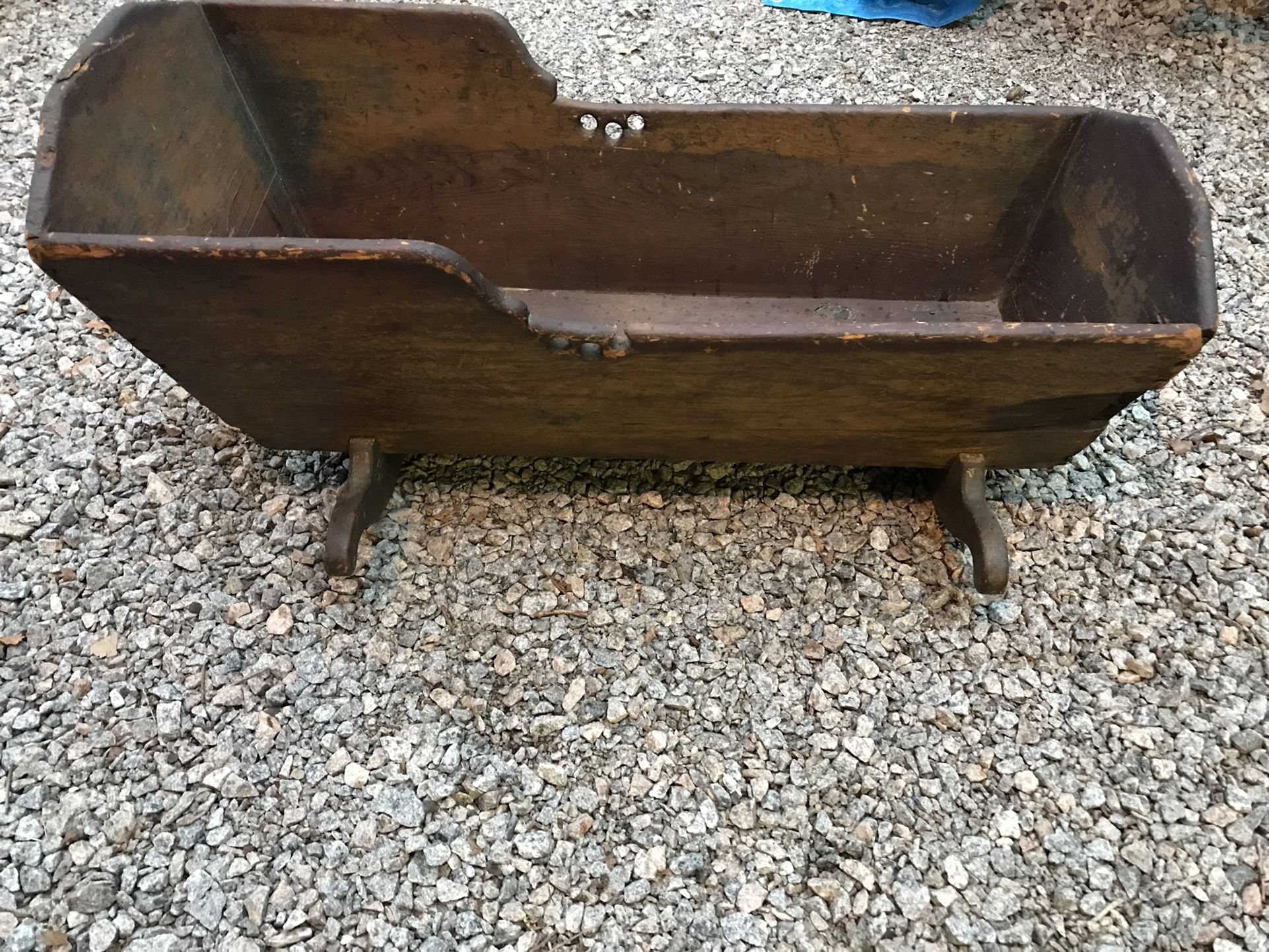 Antique Baby Rocking Cradle