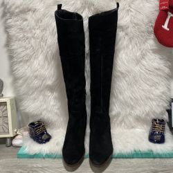 DV by Dolce Vita charcoal Myste Knee High Suede Tall Boots NWB size 6 160 