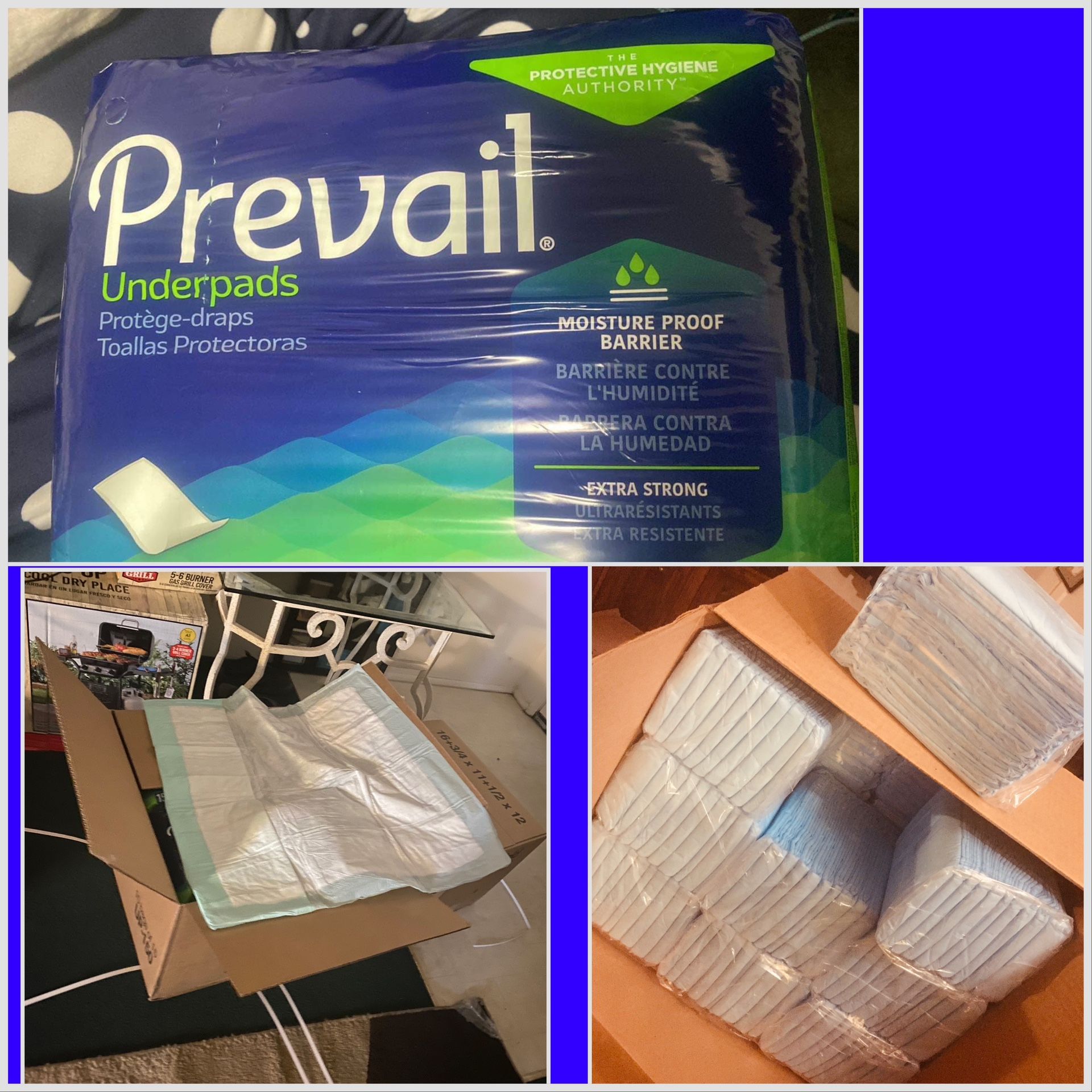 🐶🐶🐾/🛌🛏️pick up in yakima!!--150 puppy pads/bed pads - $40 per box of 150. -(no less)  —each box is 150 puppy pads/bed pads can be used for either