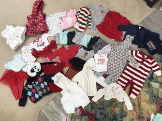 baby girl 3-6 mos fall/winter lot