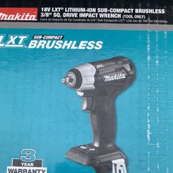 New Makita 3/8 Impact Wrench Tool Only