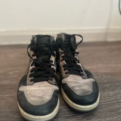 Nike, Jordan 1, black and grey, 11.5