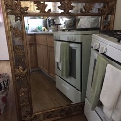 Gold Antique Mirror
