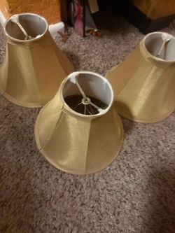 Set of three small lamb shades