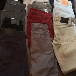 Boys/mens Jeans/Pants Boys skinny jeans/pants 28x32, 30x30, 16,20 size range Levi’s,Hurley, Hot Topic