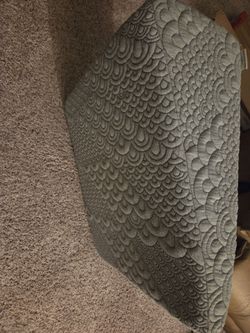 Gray Quilted wedge Pillow