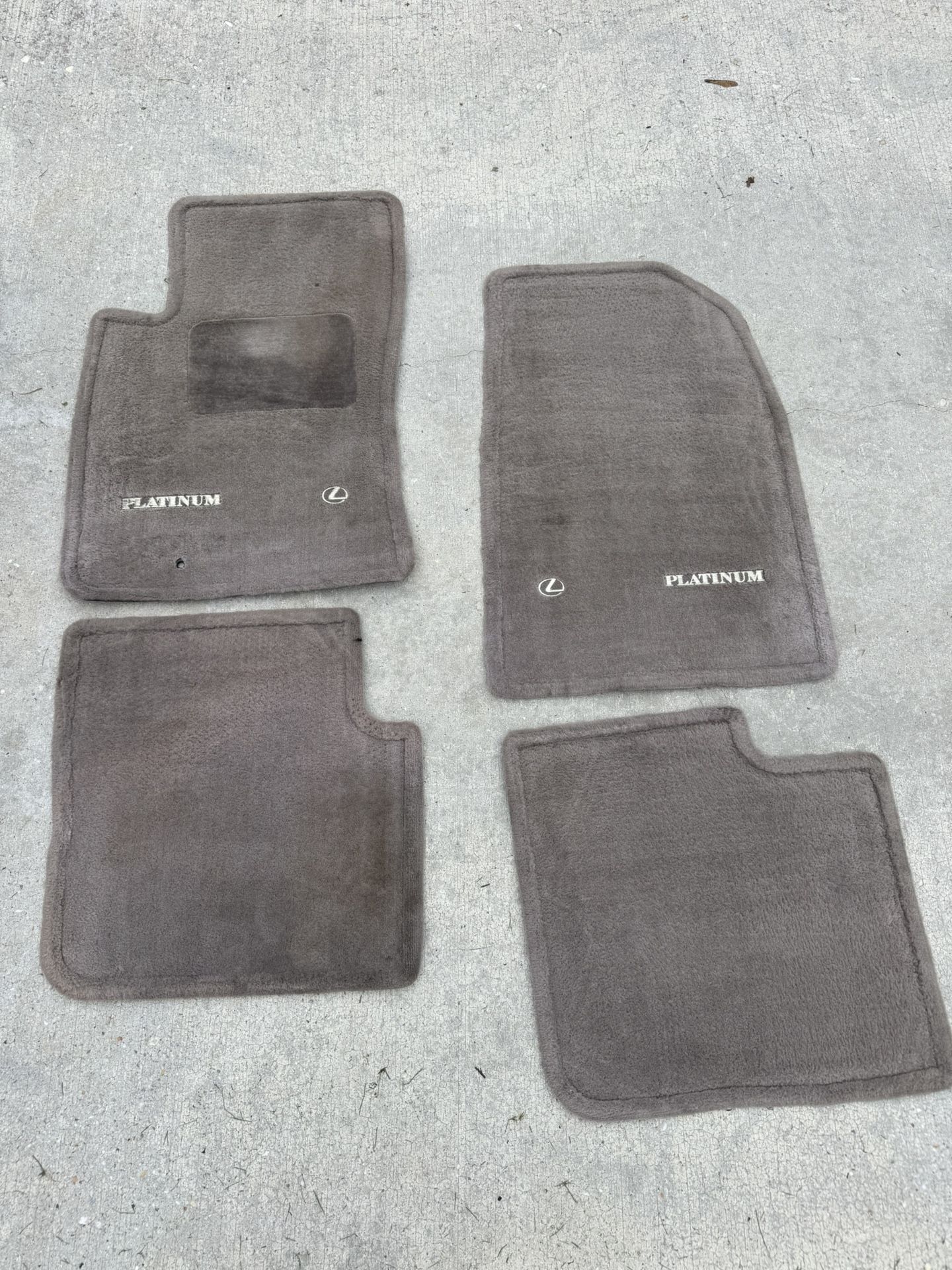 1(contact info removed) Lexus ES300 Platinum Edition OEM Floor Mats Set Brown