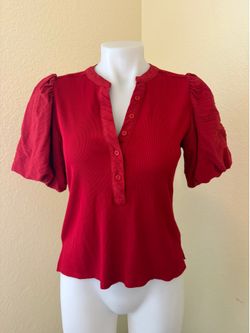 Red DKNY top