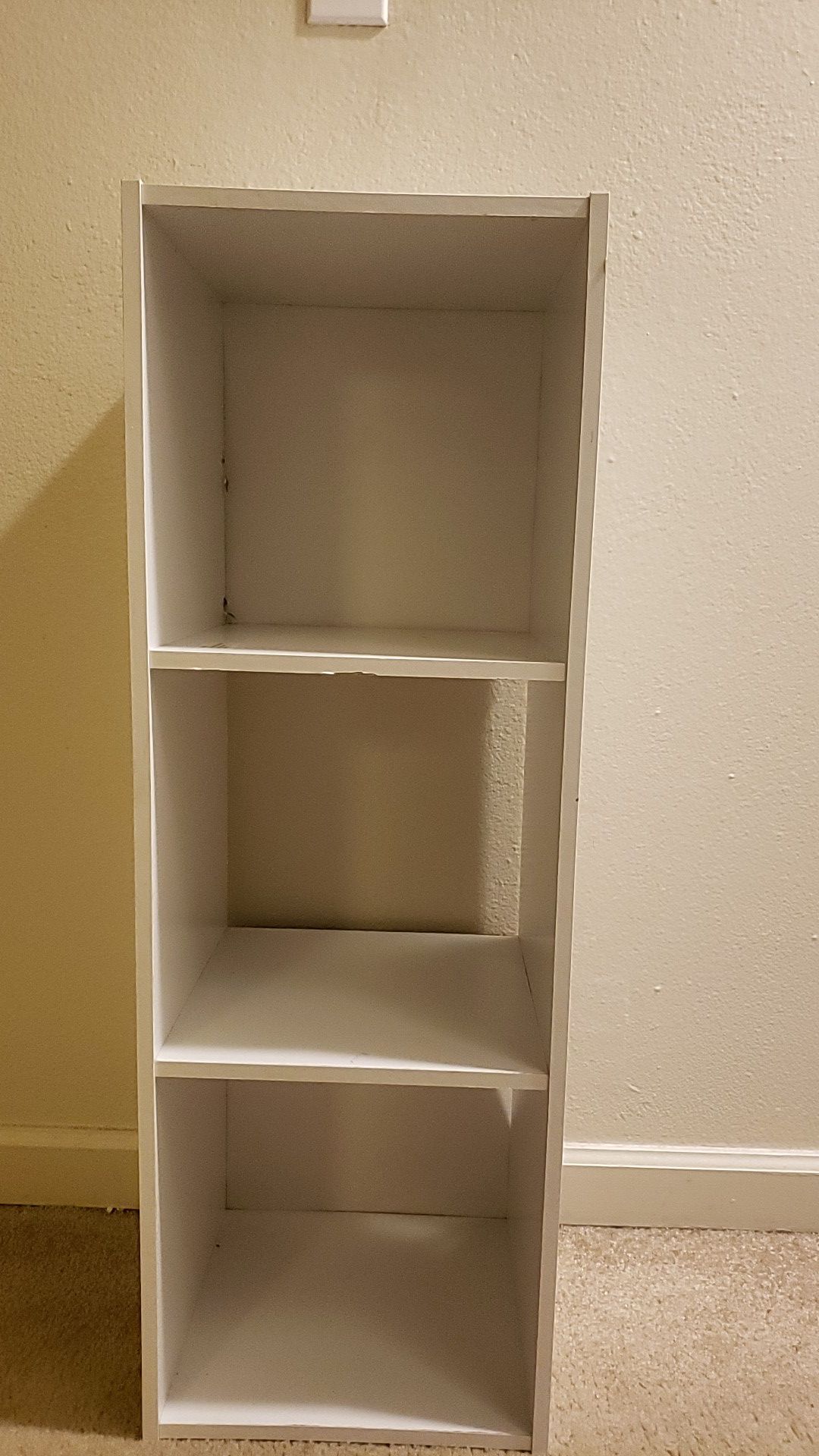 White small shelf