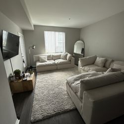 Stain Resistant 5 Piece Cloud Couch 