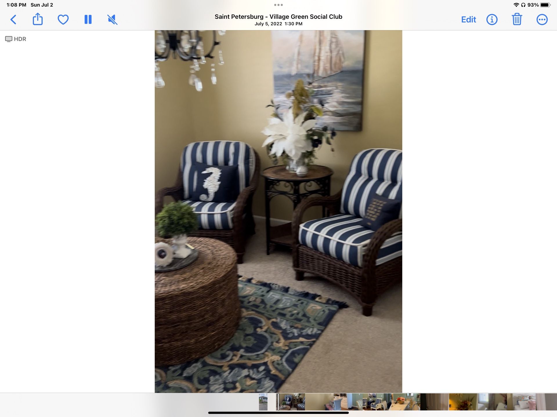 Palm Springs Rattan Garden Classic 2 Chairs. Very Heavy