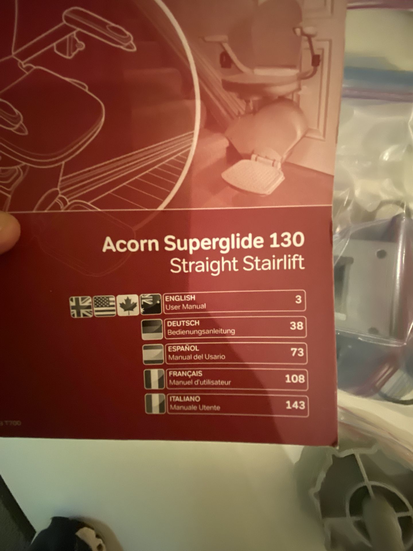 Stair Lift Straight 11feet Long Used
