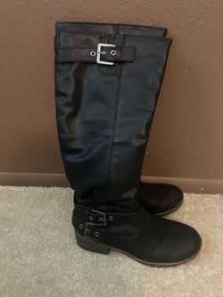 womens black boots size 8.5