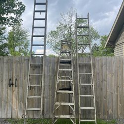 Ladders 20ft ext , 24 ext, 8ft