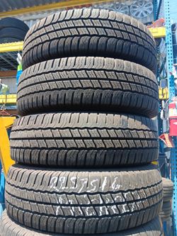 Vendo 4 Llantas Usadas 225 75 16 L T Michelin