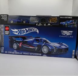 Mattel Brick Shop™ Hot Wheels® Cadillac® Project GTP Hypercar Set [MTTJFR89]