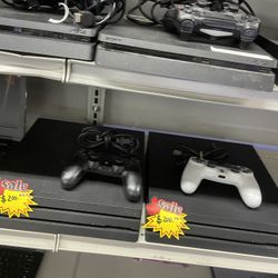 Sony PlayStation 4 Pro Black & White Each One $199.99 Cash Game System PS4 Pro