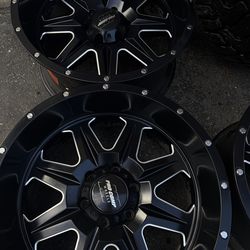 20” PRO COMP WHEELS ONLY LIKE NEW FITS CHEVY S TOYOTA NISSAN BOLT PATTERN 6x139.7