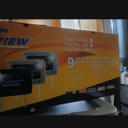 Brand New 9inch Headrest Car Monitors Tan Color $100firm Price Pickup Only Serious Buyers Please Yes It Is Avaliable 