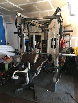 Marcy Smith Cage Workout Machine System
