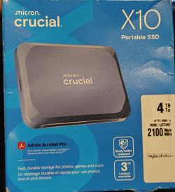 External ssd x10 4tb $349