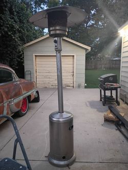 Outside propane heater