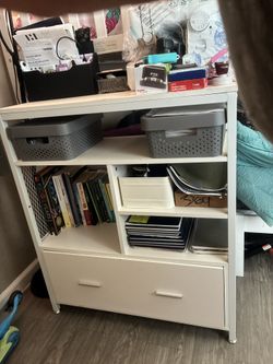 White Office Storage Plus File Drawer