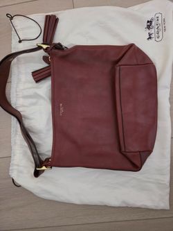Coach leather handbag