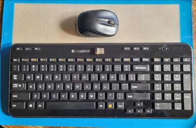 Logitech Wireless K360 Keyboard Mouse Combo W/ Unifying Dongle