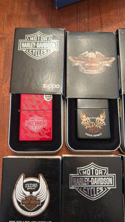 Harley Davidson Zippo Lighters, New