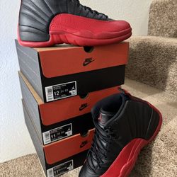 🔥Jordan 12 Retro Flu Game 2025🔥 size 12