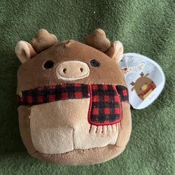 Ruby the Reindeer with Scarf 5” Squishmallow 