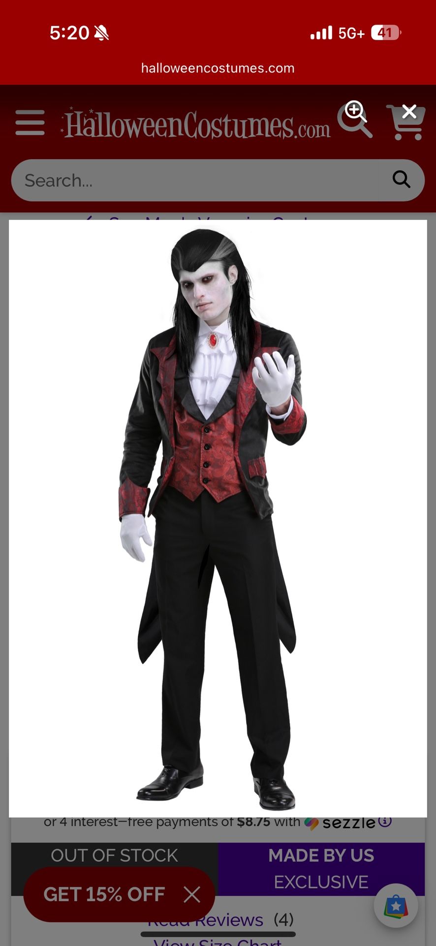 Vampire Costume
