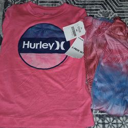 New 6t Hurley pjs girls