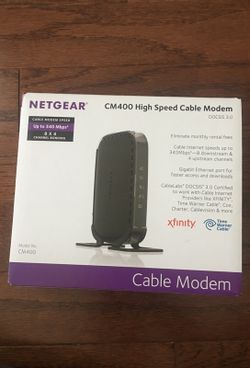 Netgear cm400 high speed cable modem