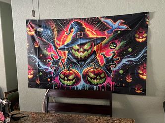 Pumpkin Polyester Banner