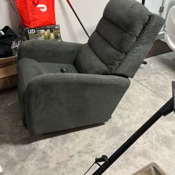 Gray LazBoy Power Rocking Recliner Chair