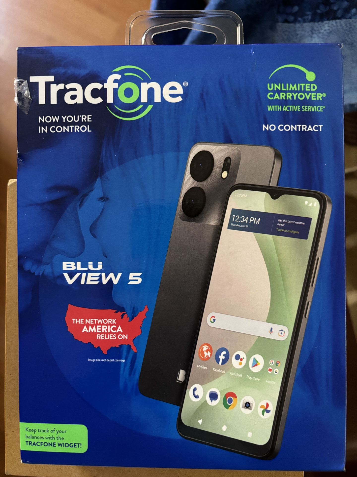 BLU TFBLB160VCPWP View 5 6.56" 64GB 3GB RAM Black LTE Prepaid Tracfone Excellent condition