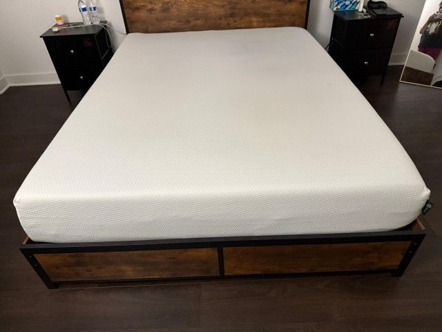 Queen Size Mattress + Bed Frame
