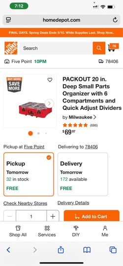 Pack out