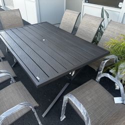 9 pcs brand new patio table set