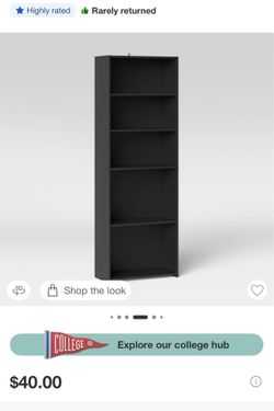 Target Bare Essentials Book Shelf