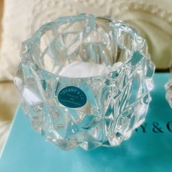 Tiffany & co Crystal Candle Holders 